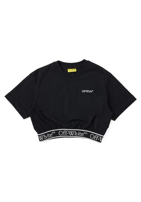 T-shirt con logo OFF WHITE KIDS | OGAA018C99JER0011001